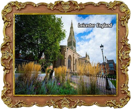 Leicester UK Travel Souvenirs Fridge Magnet City Attractions Refrigerator Magnet