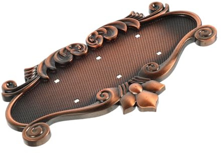 STOBOK Vintage Brass House Number Sign 3D Metal Door Number Plaque Outdoor Decor for Villas and Apartments Stylish Blank Hanging Address Sign