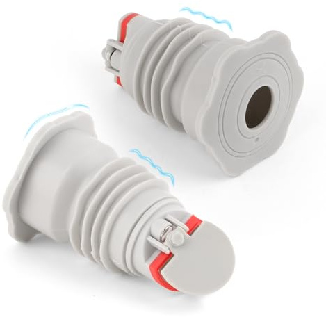 TGHongKy 2X Joint de Tuyau de Machine à Lave 35x40mm Bouchon d'Étanchéité en Silicone D'Étanchéité de Tuyau D'Évacuation pour Douche,Tuyau D'égout,Cuisine avec 2X Bouchon Anti-Odeur XXX