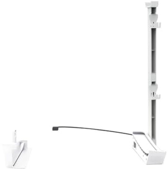 Console portatile orizzontale per PS5 Pro e PS5 Slim, supporto per console di gioco con 5 porte USB per risparmiare spazio e connettività del dispositivo