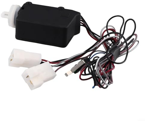Glewi Actuador de cierre central de puerta para Mercedes Sprinter 96-06, Vito W638 y para LT Series - Construcción ABS, negro, sustituye a 0018002475