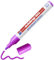 edding 90 Glasboardmarker - violett - 1 Glasboard Stift - Rundspitze 2-3 mm - Fensterstift abwaschbar - zum Schreiben und Markieren auf Glasoberflächen wie Fenster, Glasboards - trocken abwischbar
