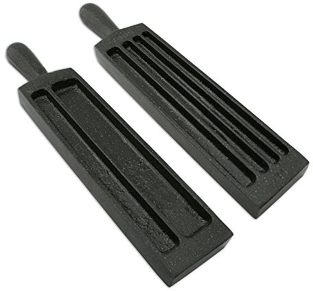 Jewellers Tools 8 CAST IRON WIRE INGOT MOULD : Silver Gold Bar Foundry Melting Casting Metal Tool (1455)