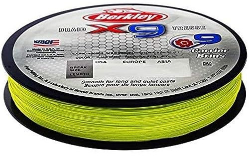 Berkley X9 Geflochtene Schnur, Flame Grün