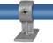 KLEMP Raccord de tube support central, support de main courante/support mural, fonte malléable, galvanisé à chaud, vis incluses/droit Typ 34D - 42,4 mm / 1 ¼