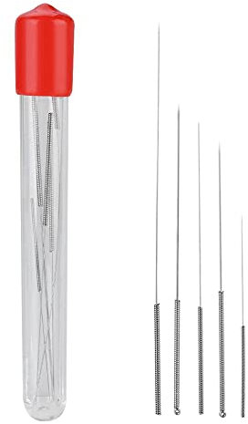 ASHATA 5PCs Needles Cleaning Nozzle Cleaner Printhead Needle Nozzle 0.2mm 0.3mm 0.4mm 0.5mm 0.6mm for 3d Printer