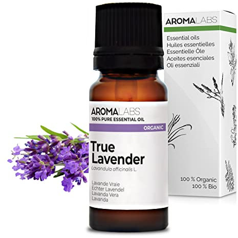 Aroma Labs - Organic Lavender Vera - Chemotyped and AB Certified Essential Oil - 10 mL