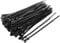 sourcing map Mount Head Cable Zip Ties 6 Inch Screw Hole Nylon Wire Strap Black 120pcs