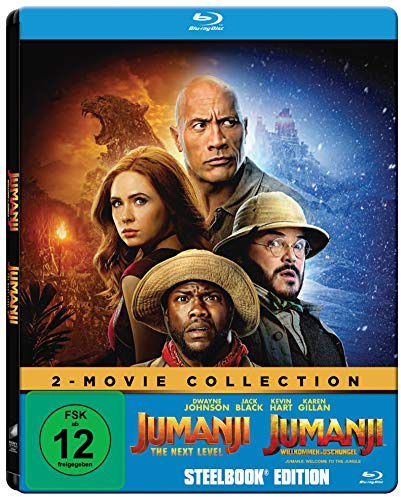 Jumanji: The Next Level / Jumanji: Willkommen im Dschungel (Exklusiv bei Amazon.de) - Steelbook Blu-ray