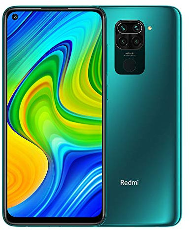 Redmi Note 9 Smartphone- RAM 4GB ROM 128GB 6.53 ”FHD + DotDisplay 48MP Quad Caméra Hotshot 3.5mm Headphone Jack 5020 mAh NFC Vert