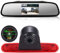「18mm Linse Top Qualität Rückfahrkamera + 4.3 Zoll Auto Rückspiegel」Bremsleuchte Auto Dach Rückfahrkamera für FIAT Doblo 263 Van (2010-heute) / Opel Combo (2011-2018)