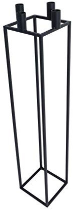 tradeNX NX® Design Kerzenständer Kubus Cube schwarz (78 cm)