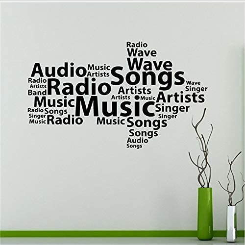 Musikplakat Wandtattoo Musikstil Vinyl Aufkleber Sonic Home Interior Wandkunst Wandbild Homeware Design 48X80Cm