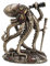 Veronese Design 16,9 cm hoch, Steampunk-Oktopus, Weltraumbeobachter, kaltgegossen, bronzefarbenes Harz, Fantasie-Sammlerstücke, Tierfigur, Weltraum-Alien Heimdekoration