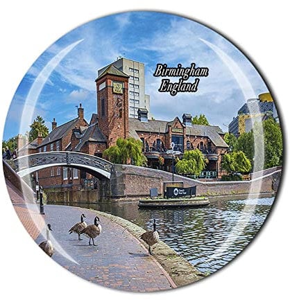 Birmingham UK Fridge Magnet Crystal Tourist Souvenir Gift Collection Refrigerator Magnetic Sticker