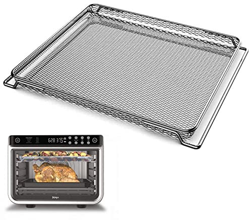 Air Fryer Oven Basket, Original Replacement Baking Trays for NINJA DT201 DT251 Foodi Digital Air Fryer Oven, Mesh Basket, Ideal Accessories for Air Frying and Dehydrating