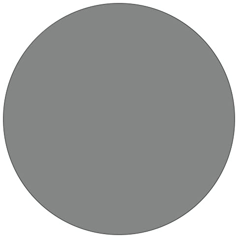 BELOFAY 800mm Grey Table Top 10mm Thickness Tempered Glass Round Flat Polished Edge Kitchen Dining Table Top Glass Round Replacement Protector Cover