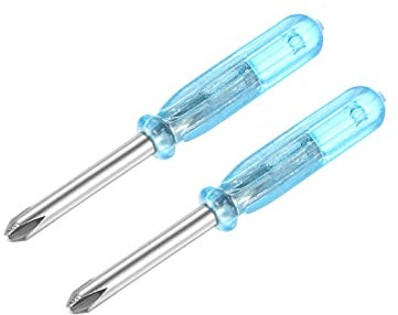 sourcing map Mini Phillips Screwdriver, 3.0mm Cross Head 45mm Length for Small Appliances Repair, 2 Pcs