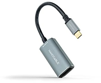 CABLE NANO CABLE USB-C - DISPLAYPORT 8K 0.15M GRIS