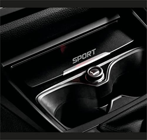 DualColorStampe Adesivi Compatibili con BMW M PERFORMANCE SPORT Posacenere Vinile decalcomania grafica stickers accessori auto pc camera COD.0206(Grigio)
