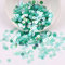 Duories 4000 Pailletten 4 mm Durchmesser,Stickerei Pailletten,Pailletten Basteln Set,Pailetten Kit Paietten Pailletten Basteln Lose Pailletten,für DIY Kunsthandwerk Herstellung,wassergrün