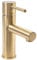 Rea TESS BRUSH RUBINETTO LAVABO ORO Miscelatore da bagno in ottone Miscelatore monocomando caldo e freddo regolabile (Oro chiaro)