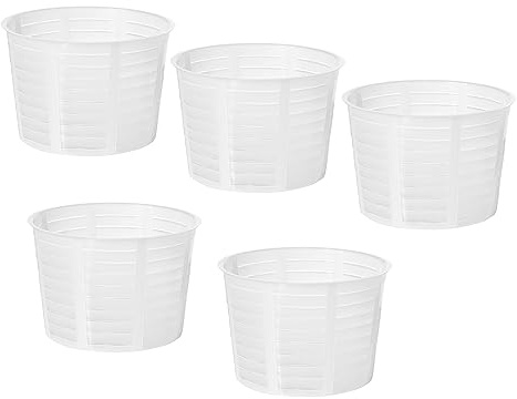5 x Käseform 8.2 x 6.8cm – Variationen | Kunststoff-Käseform | Korb für Käse