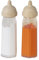 Vertbaudet 2er-Set Puppen-Babyflaschen aus Holz FSC® Natur