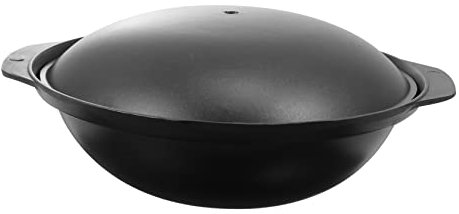 BESTonZON 1 Juego Olla De Aluminio Antiadherente Olla Pequeña De Aluminio Fundido Cacerola De Aluminio Olla De Barro Coreana Olla Caliente Coreana Salsa Arroz En Cazuela De Barro Cerámica
