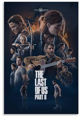 LAHTI Poster The Last of Us Teil, dekoratives Gemälde, Leinwand, Wandkunst, Bild, Druck, moderne Familienschlafzimmer-Dekoration, 20 x 30 cm