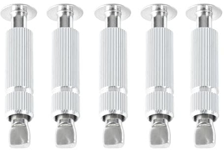 Piton Douille Rétractable | pour Fixation bâche Couverture de Piscine sur Plage béton ou dallage | Alu/INOX | Lot de 5 pièces - POOLCO