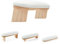 Nail Arm Rest, Professional Adjustable Height Nail Armrest Solid Wood Stand with PU Leather Soft High-Density Sponge, Manicure Nail Tool