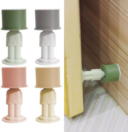 Mengger Cale Porte, 4 Pièces Butee De Porte Cale Porte Sol Butée De Porte Arret De Porte Stop Porte Bloque Porte Sol Butoir Porte Butée De Porte Murale Butée De Porte Sol Butee De Porte Adhesive
