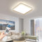 Mikeru Full Spectrum Ceiling Light, Modern 60cm Ultra Slim Ceiling Light with Remote Control Dimmable 3000k/4500k/6500k LED Lamps for Living Room, Kitchen, Bedroom, Hallway, Bathroom