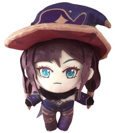 Genshin Plüschtier, 20cm Anime Plüsch Spielzeug Charakter Kuscheltier Cartoon Impact Spielzeugpuppe Geschenk for Fans Und Spieler(Mona)