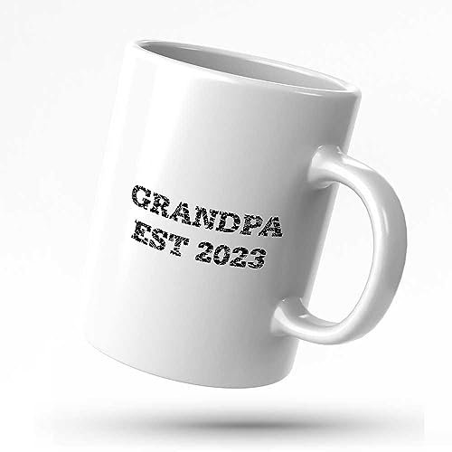 STUDE Tazze da caffè per coppie divertente nonno est 2023 tazza regalo per papà regalo per papà