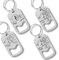 Porte-clé Décapsuleur personnalisé - Cadeau pour Papa, Papy, Parrain, Tonton