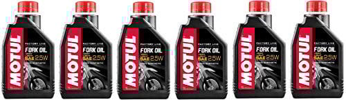 Motul Factory Line Fork Oil 2.5W Very Light Fully Synthetic, Road @ Off Road, 6 Litres