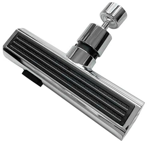 Asyduey Universal Rotation Extender Wasserhahn Belüfter Kunststoff Spritzfilter Küche Waschbecken Wasserhähne Bubbler Düse Roboter Langlebig Silber