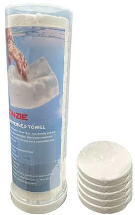 Compressed Towels - 11x9.45 Inch Compressed Wipes, Portable Wipes, Towel Tablets, Reusable Face Napkins, Hand Makeup, Bathroom, Skin Cleaning, T