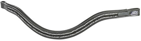 Busse Stirnband Fancy schwarz/Strass-schwarz Warmblut (44cm)