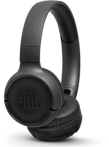 JBL Tune 500 BT Auriculares supraaurales inalámbricos con conexiones multipunto y asistente de voz Google now o Siri, batería de 16h, negro
