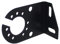 1 große Metall Anbauplatte HD Steckdosen-Halter für 7 & 13-polige Dose AHK Montageplatte Neu Old-Harvest Schwarz