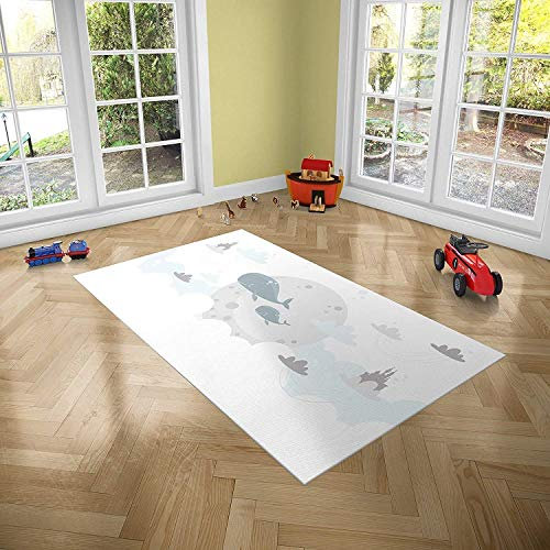 Oedim Wale Kinderteppichboden PVC Zimmer | 95 cm x 200 cm | PVC Teppich | Dekoration | Vinylböden | Sintasol Boden | Kinderschutzboden