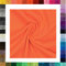 Jersey Uni 220g/m² halbe Breite,0,5 m, Stoffe Meterware, Öko-Tex Baumwolljersey (Neonorange 5013)