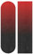 Skateboard Grip Tape Blatt 93x23cm Schwarz Rot Blasenfreies Wasserdichtes Scooter Grip Tape, Longboard Griptape, Schleifpapier für Rollerboard