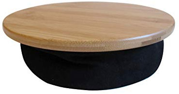 MOJO Beanbag Mousepad - Ergonomic Comfortable Mouse Pad for Sofa, Bed, Lap, Couch, and Anywhere Else (Bamboo Wood)