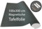 Cuadros Lifestyle Tafelfolie 100 x 300 cm | Magnetisch und selbstklebend - Vinyl- Kreidefolie | Magnettafel | inkl. Kreide + Neodym-Magnete | Tafel 100x300 cm Grau