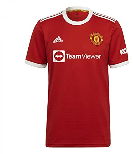Adidas Mens MUFC H JSY T-Shirt, real red, 2XL