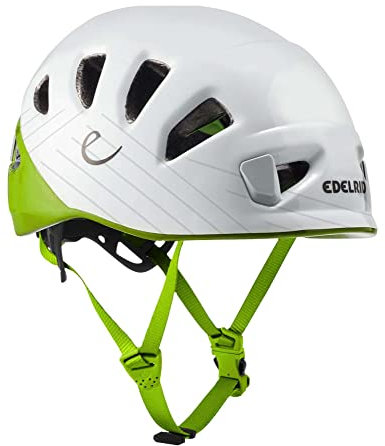 EDELRID Unisex – Erwachsene Shield II Kletterhelm, Oasis-Snow, 48-56 cm